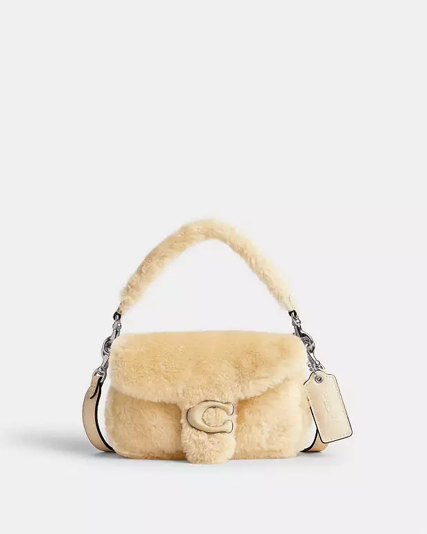 Pillow Tabby Shoulder Bag 18 In Shearling | Coach (US)