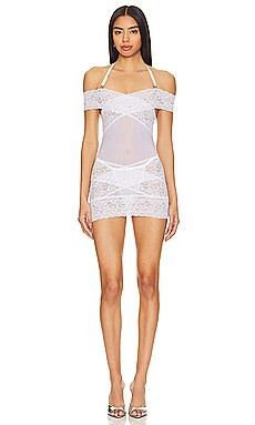 Poster Girl Candice Dress in Virgin White from Revolve.com | Revolve Clothing (Global)