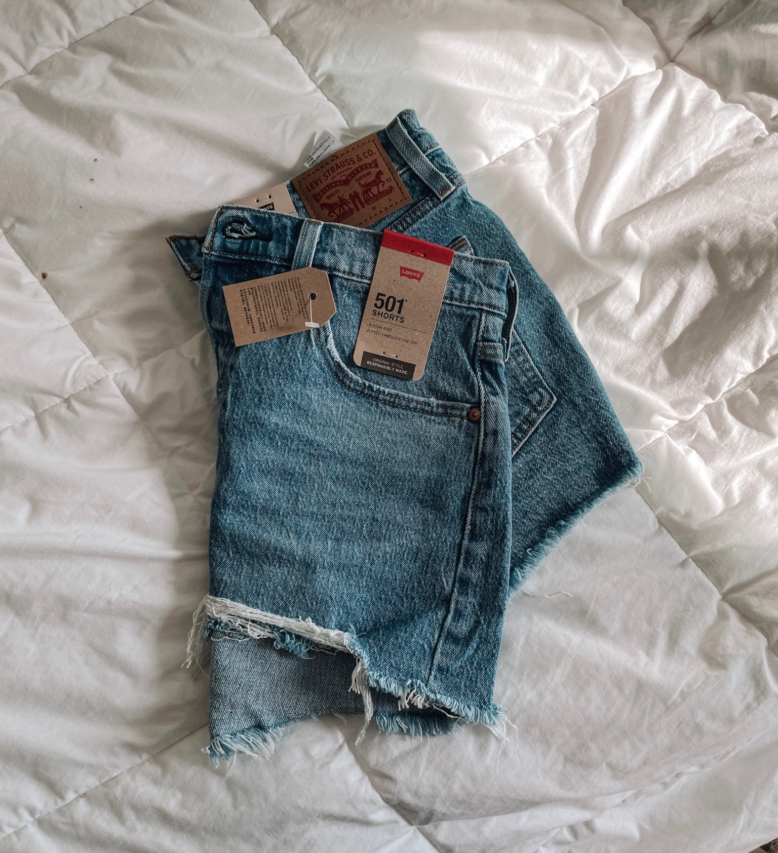 Did not expect these to be much but they are 🔥 
I normally wear a 27 but I got these in a 28 and they are perfect ! 

The perfect cross between mom shorts and hot girl shorts 😂

#LTKunder50 #LTKsalealert #LTKstyletip