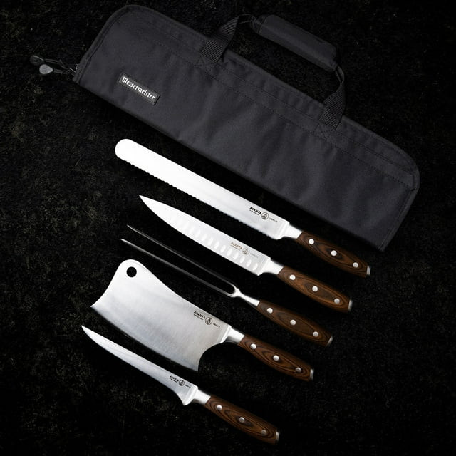 Messermeister Avanta Stainless Steel Cook's Knife Set 6 pc - Walmart.com | Walmart (US)