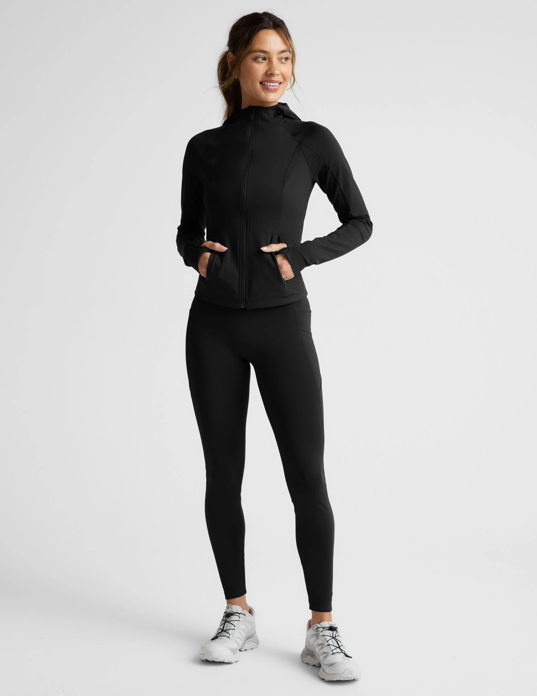 Pacer Fleece Full Zip Jacket | Beyond Yoga | Beyond Yoga