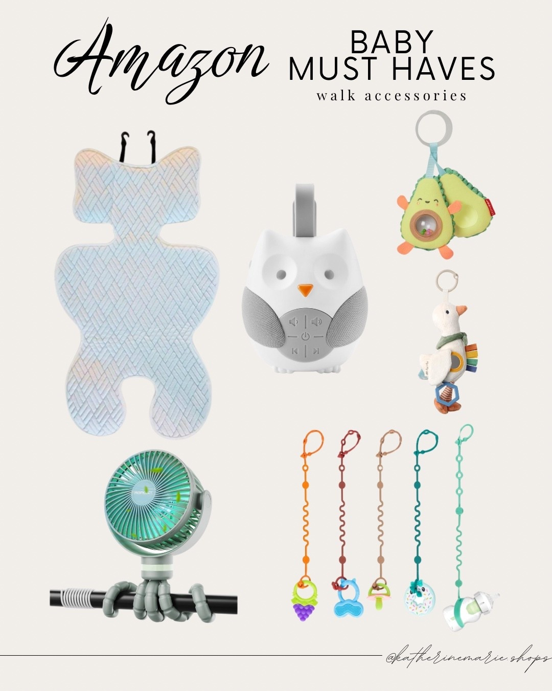 Walk accessories to make your walks stimulating and comfortable for baby and easy and relaxing for mom. 

#LTKBaby #LTKFamily #LTKFindsUnder50