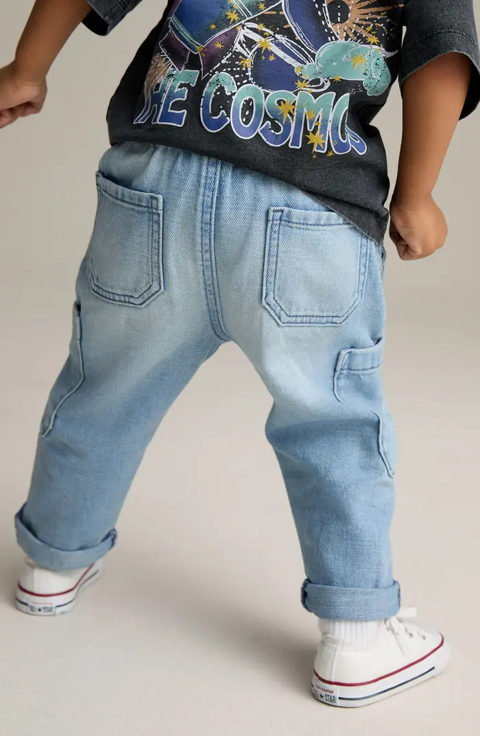 Kids' Straight Leg Drawstring Jeans | Nordstrom