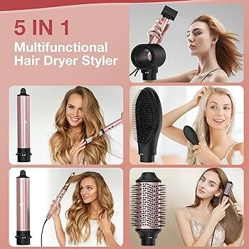Brightup Hair Dryer Brush with 110,000 RPM High-Speed Negative Ionic Blow Dryer, Automatic Curlin... | Amazon (US)
