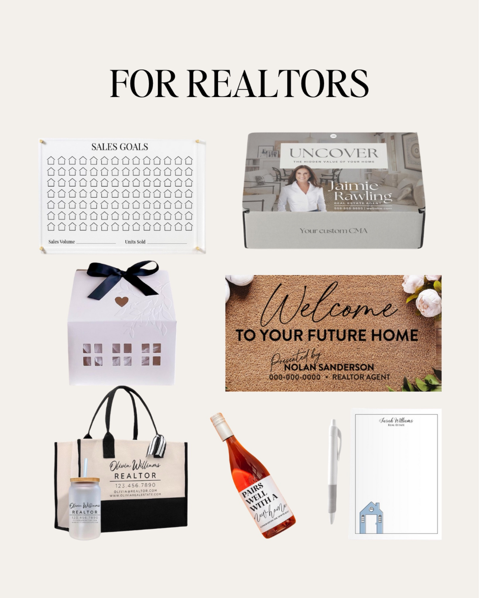 Realtor Office Supplies, Real Estate Closing Gifts, Open House, Realtor Tote, Marketing Materials For Realtors



#realtor #realestateagent 