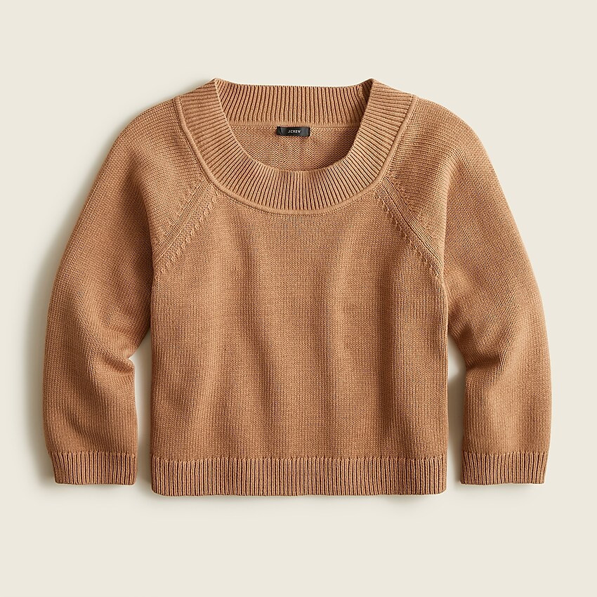 Relaxed-sleeve boatneck beach sweater | J. Crew US