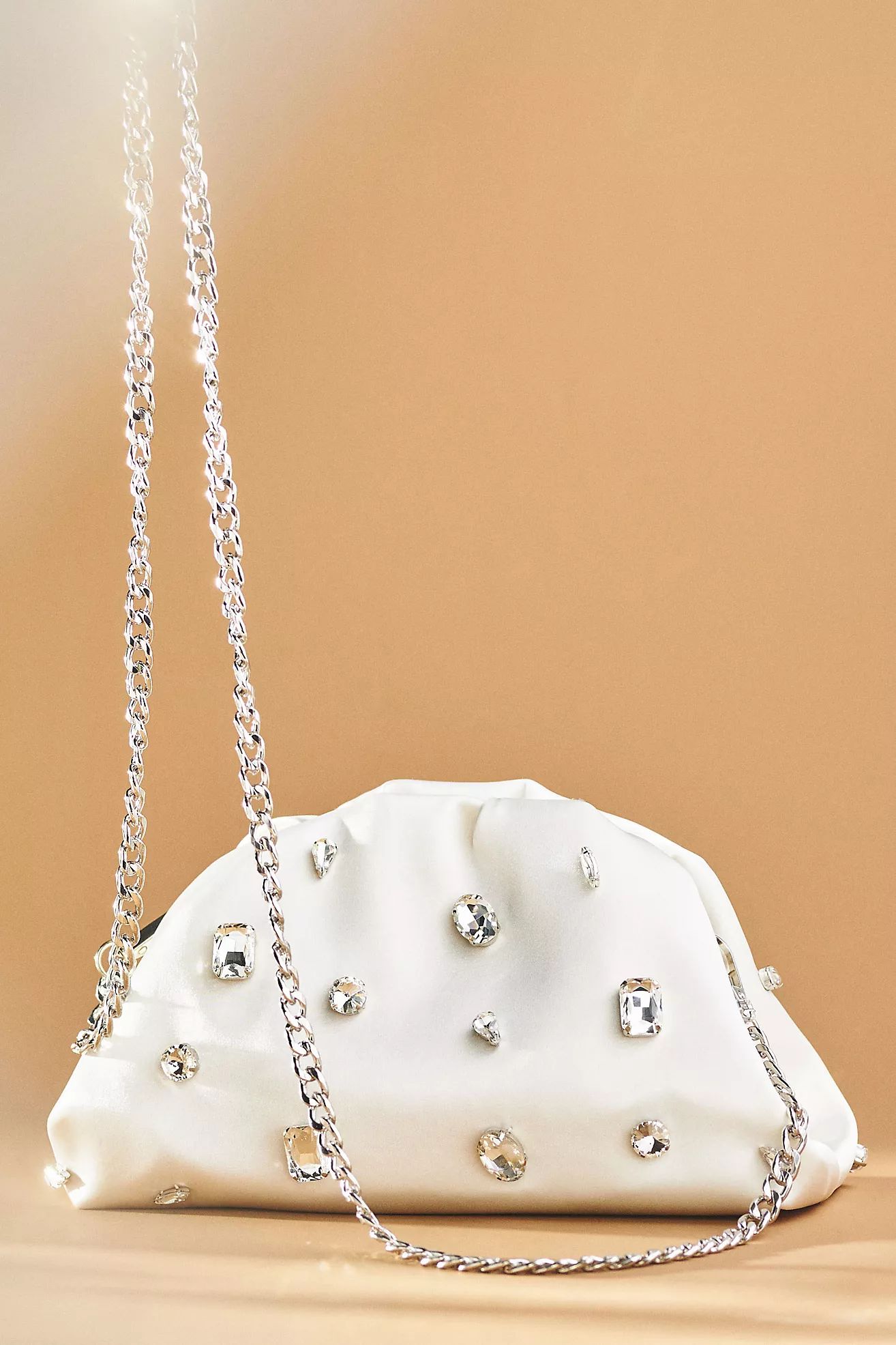 Frankie Mini Rhinestone Clutch(1) Reviews$78.00Discounts Do Not ApplyColor: WHITEFitStandardSizeO... | Anthropologie (US)