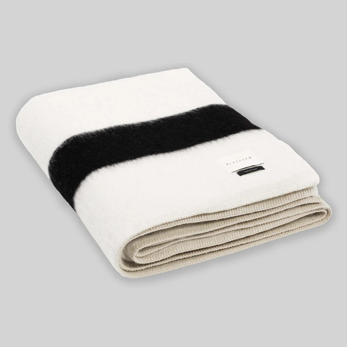 Siempre Queen Blanket, Black Stripe | Bloomist, Inc