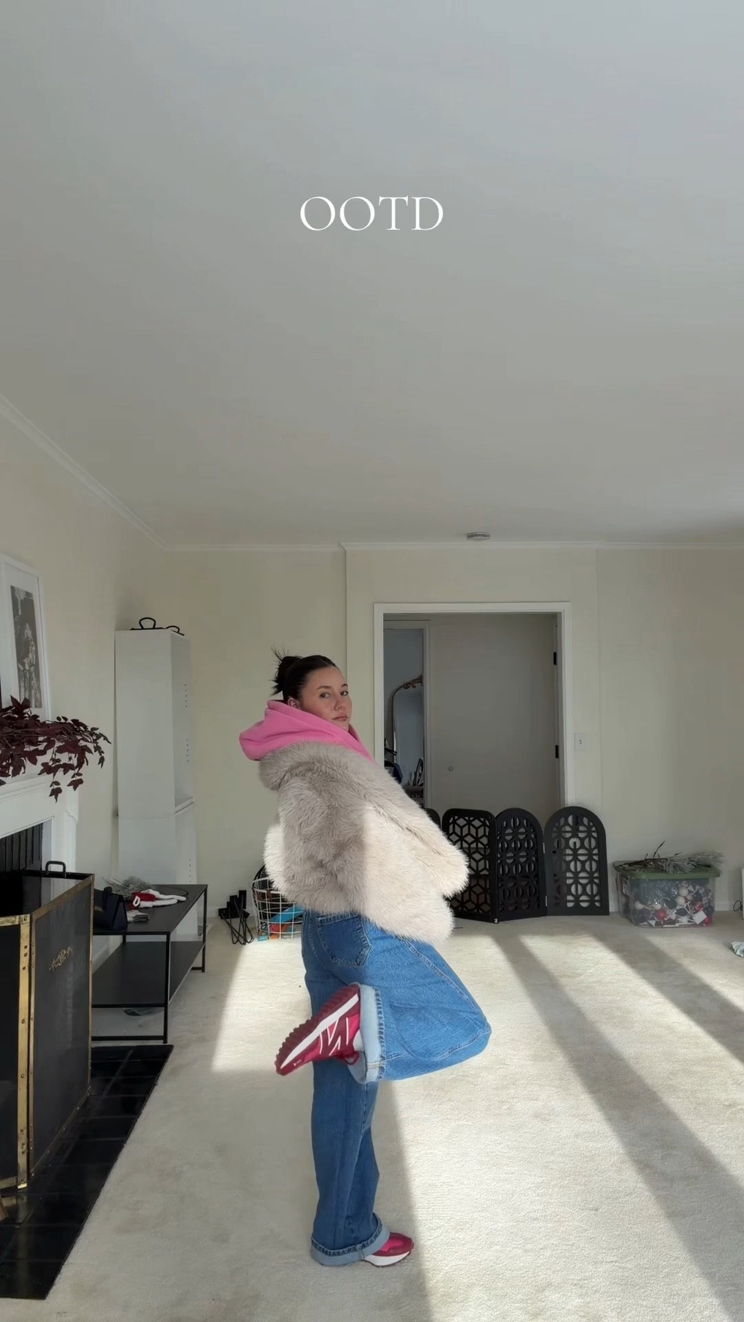 Loving this fur coat and hoodie combo! 

#LTKootd #LTKPetite