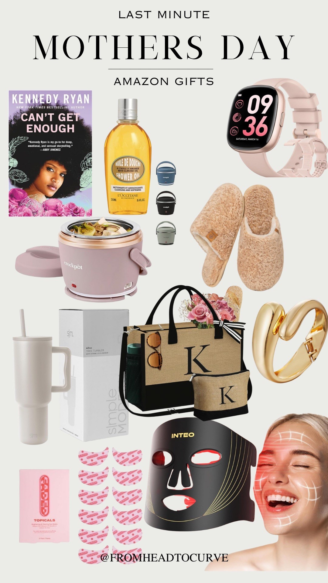 Last minute Mother’s Day Amazon gifts.

Amazon prime. Gift ideas. Red light mask. House shoes. Apple Watch. Fitness watch. Personalized gifts. Book suggestions.

#LTKGiftGuide #LTKHome #LTKBeauty