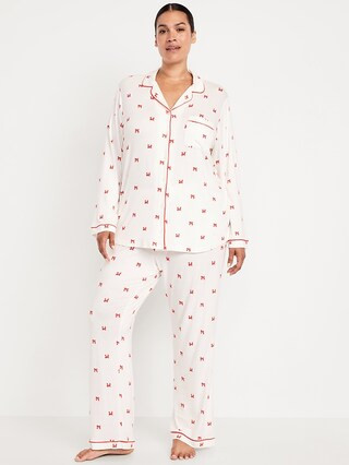 Sunday Sleep Knit Jersey Pant Set | Old Navy (US)