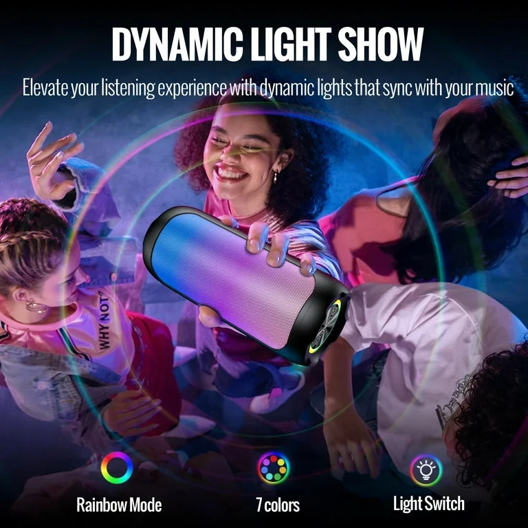 VEAT00L Portable Bluetooth Speaker,Floating Dustproof Speaker,30W Stereo Sound Wireless Speaker w... | Walmart (US)