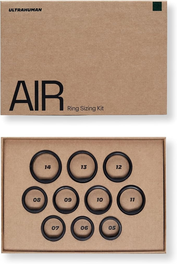 ULTRAHUMAN AIR-Smart Ring Health Tracker, Sleep & Fitness Tracker, Smart Ring for Men/Women, Size... | Amazon (US)