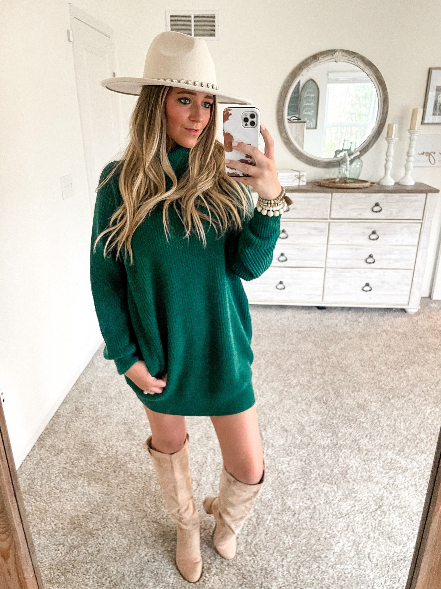 Amazon cozy relaxed oversized turtle necked sweater dress with knee high boots! This one’s so soft and comfortable! Another perfect dress for your holiday events!

#LTKHoliday #LTKSeasonal #LTKGiftGuide