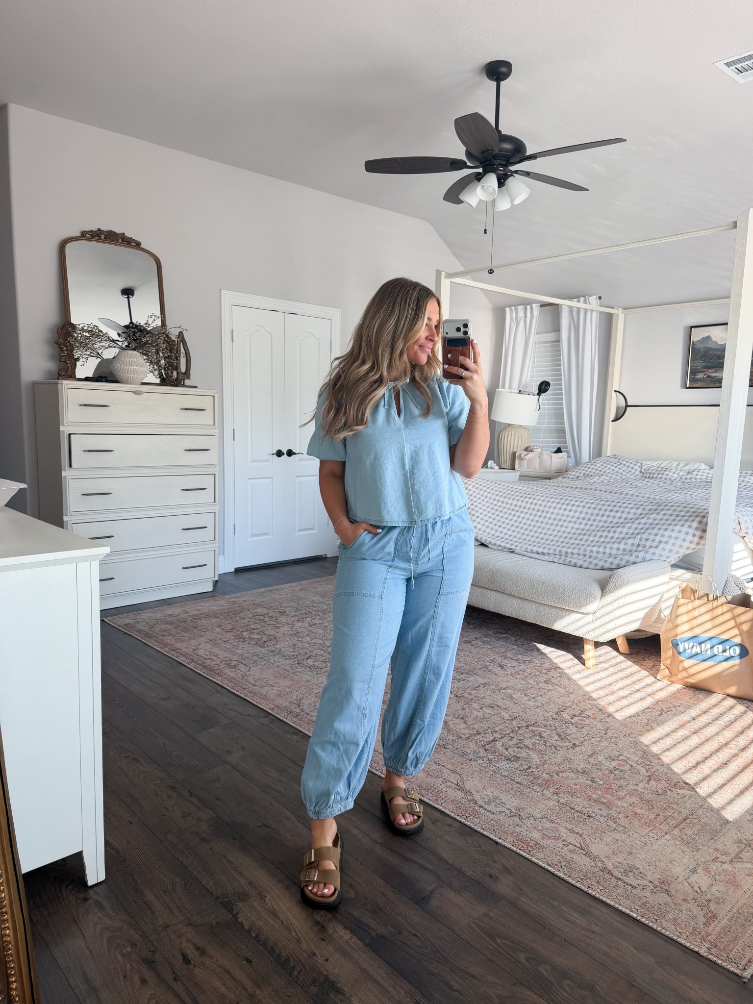 Small in the top and medium in the jeans! 

#LTKSaleAlert