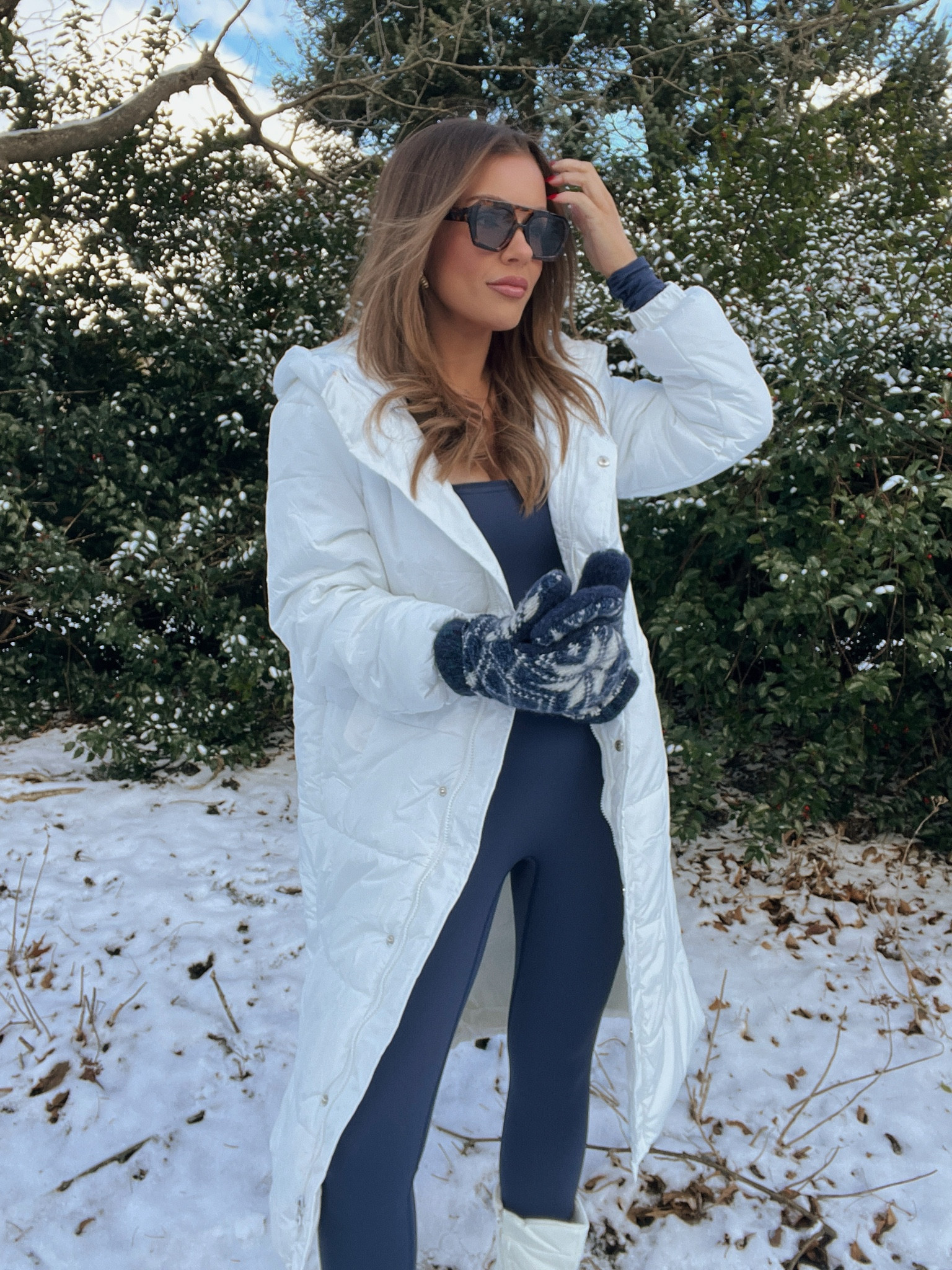 Penn state whiteout outfit for a cold weather gameday! Wearing size small in both. 

#LTKU #LTKStyleTip #LTKSeasonal