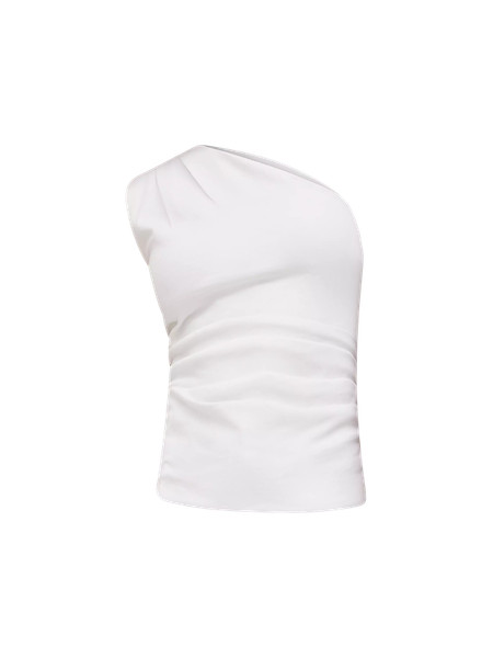 Ruched One-Shoulder Top | Ann Taylor