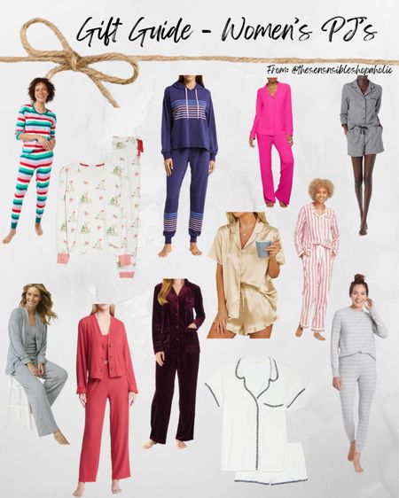 Women’s gift guide gifts gift ideas for her pajamas pj’s Jammie’s loungewear sleepwear Nordstrom Walmart Target amazon 

#LTKHoliday #LTKunder50 #LTKCyberweek