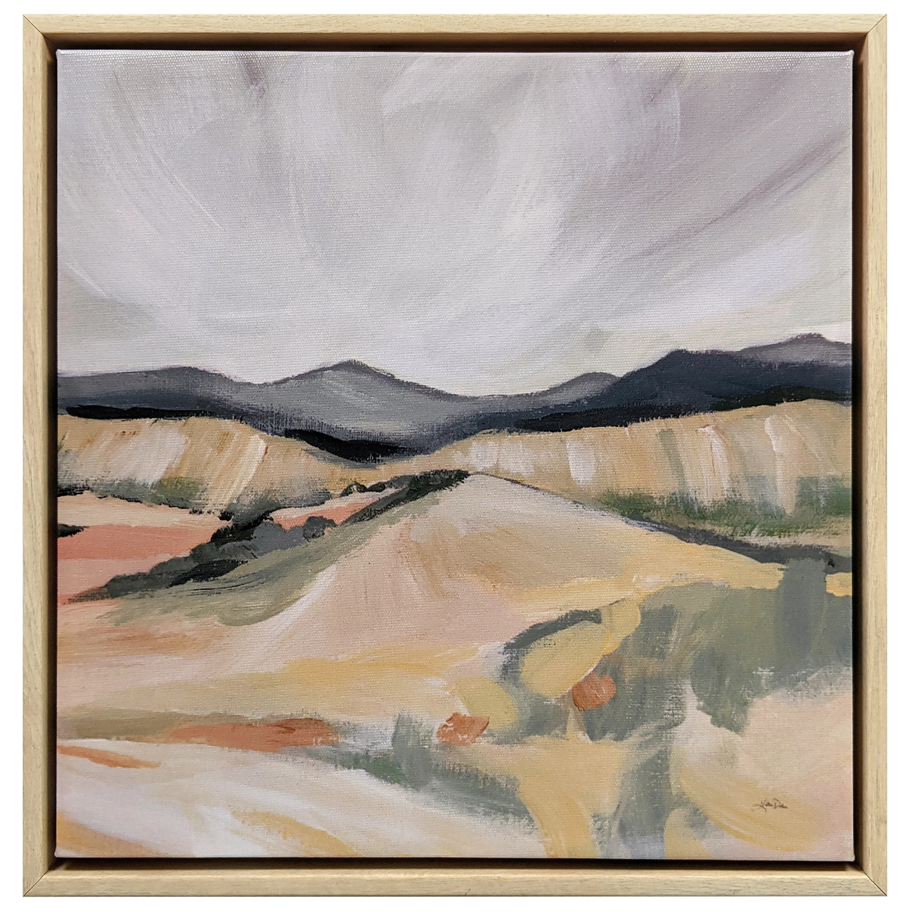 Mainstays 10"x10" Framed Canvas Art - WA Vermilion Landscape II | Walmart (US)