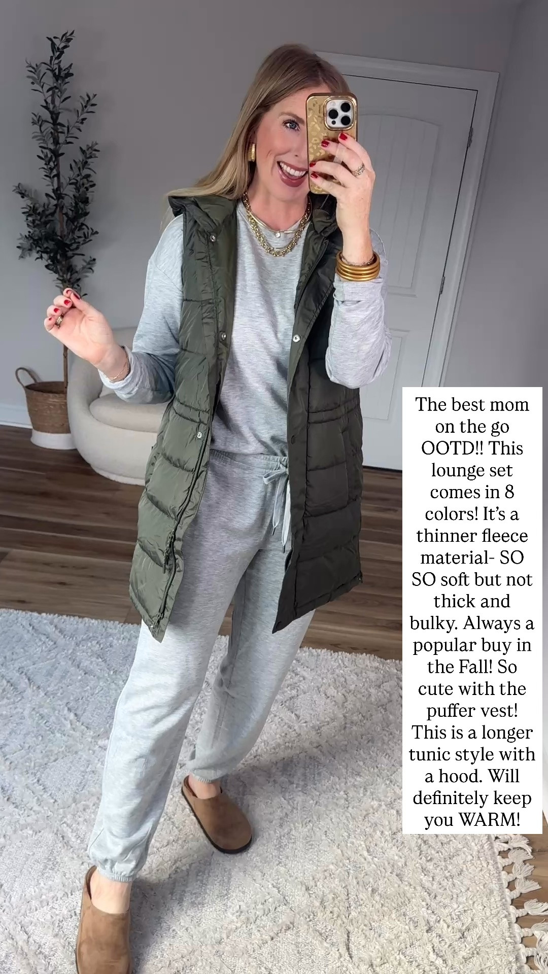Walmart fleece set and vest