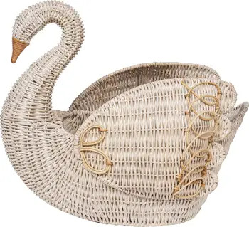 Juliska Provence Rattan Swan Basket | Nordstrom | Nordstrom