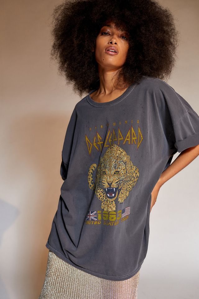 Def Leppard 1983 Tour T-Shirt Dress | Urban Outfitters (US and RoW)