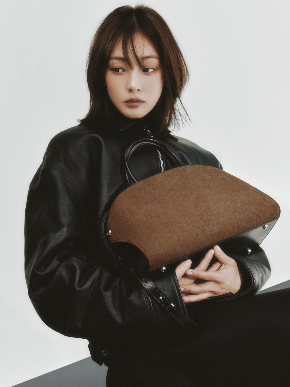 Nadel Bag Suede Brown | W Concept (US)