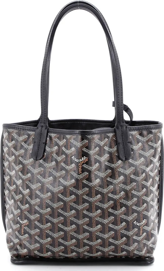 Anjou Reversible Tote Coated Canvas Mini | Nordstrom