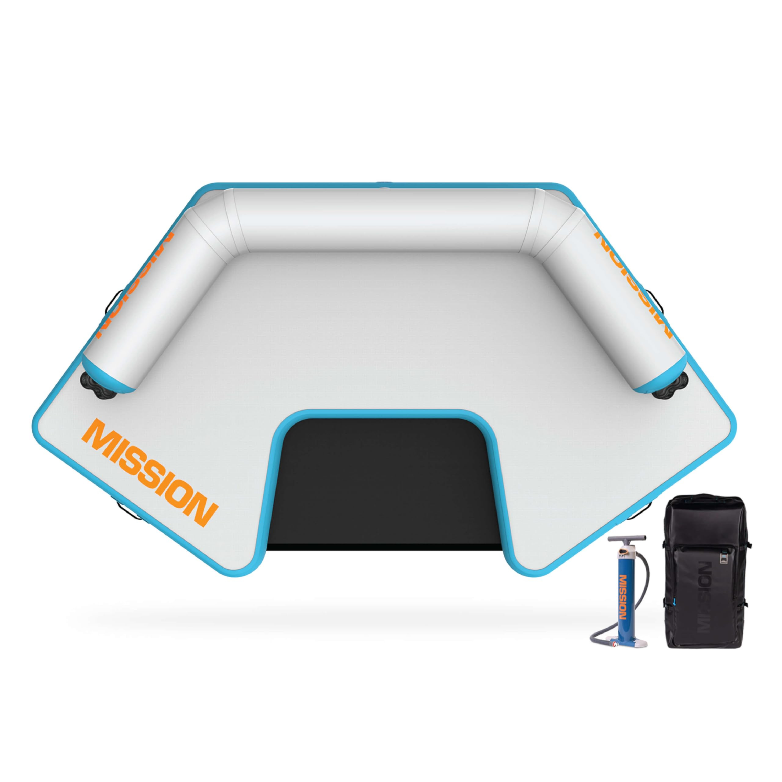 MISSION Boat Gear Reef Lite Lounge Lightweight Inflatable Water Mat with Easy-Up Access Mesh | Amazon (US)