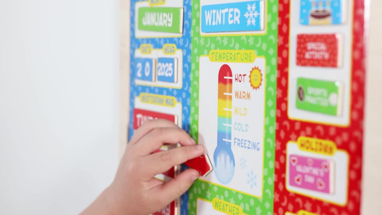 Melissa & Doug My First Daily Magnetic Calendar | Walmart (US)
