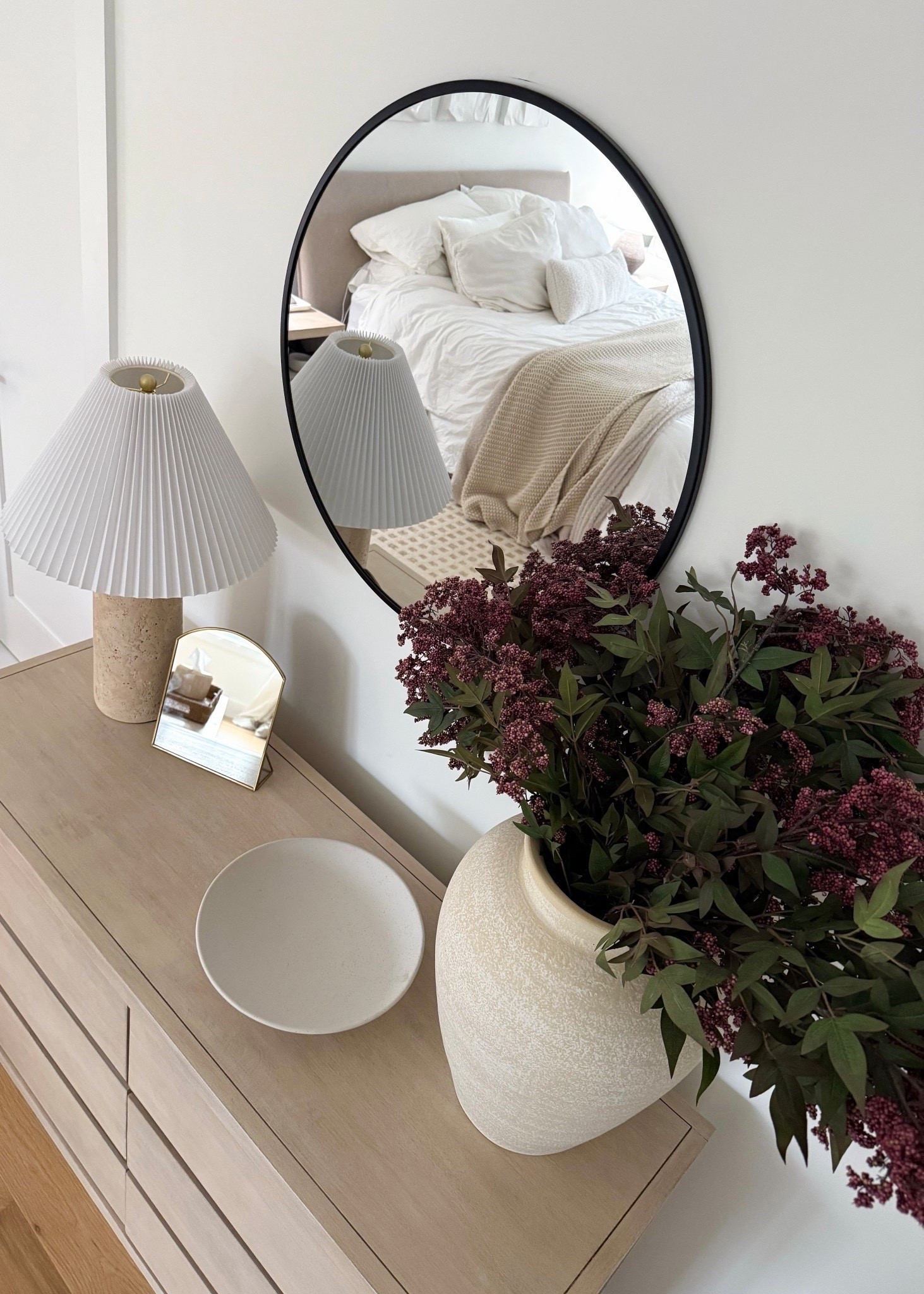 Neutral modern organic dresser in our master bedroom!

#LTKSeasonal #LTKHome
