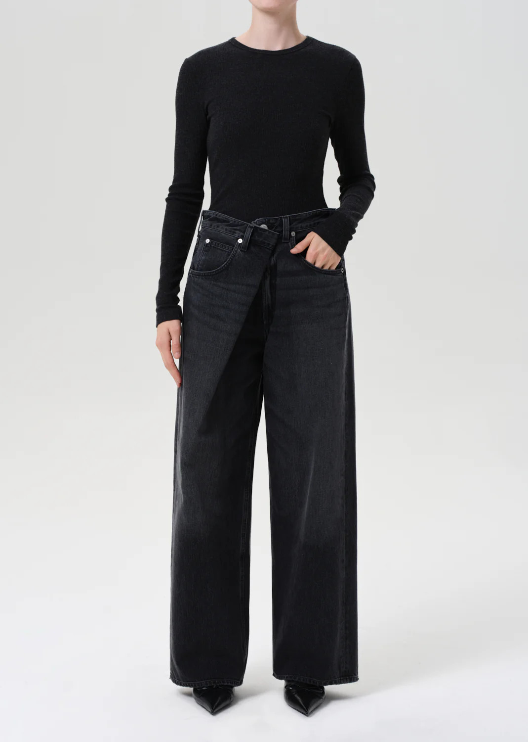 Vana Fold Jean in Arcane | AGOLDE