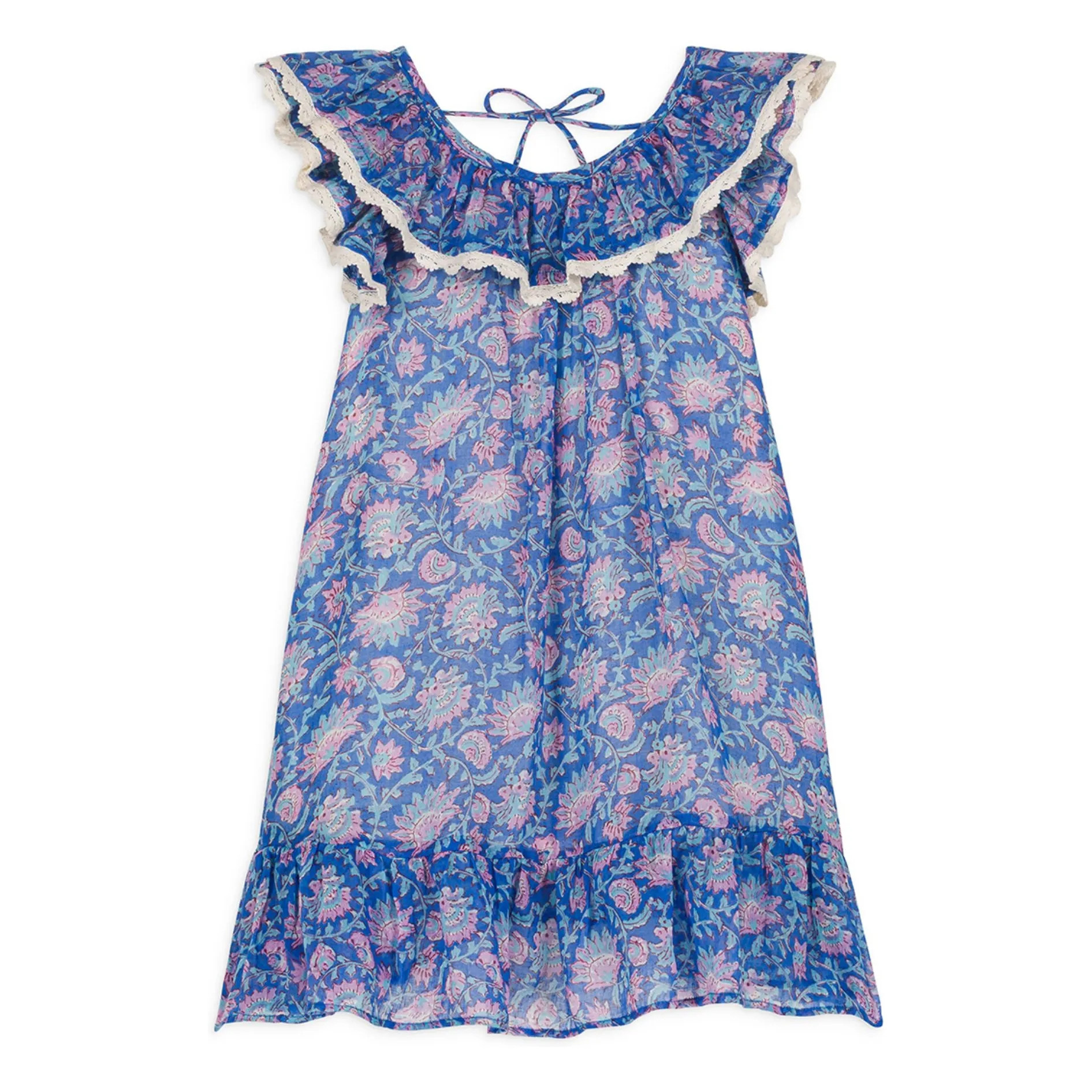 Natiya organic cotton dress | Blue | Smallable