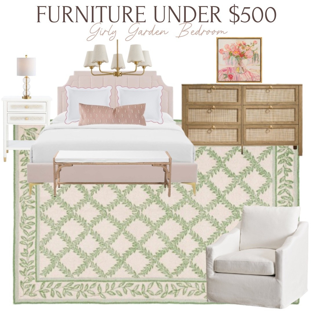 A girly, garden style bedroom perfect for adding a classic, happy pop of color to your space 🌷💗

#LTKKids #LTKHome #LTKSaleAlert