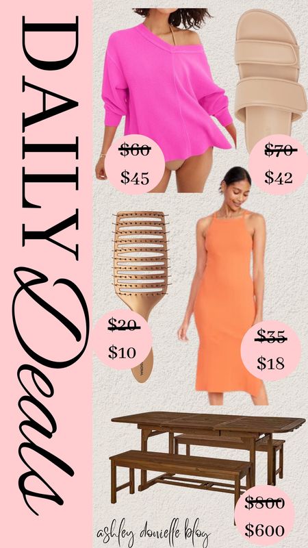 Daily deals!

Sweater, midi dress, slides, sandals, hairbrush, picnic table

#LTKstyletip #LTKsalealert #LTKSeasonal