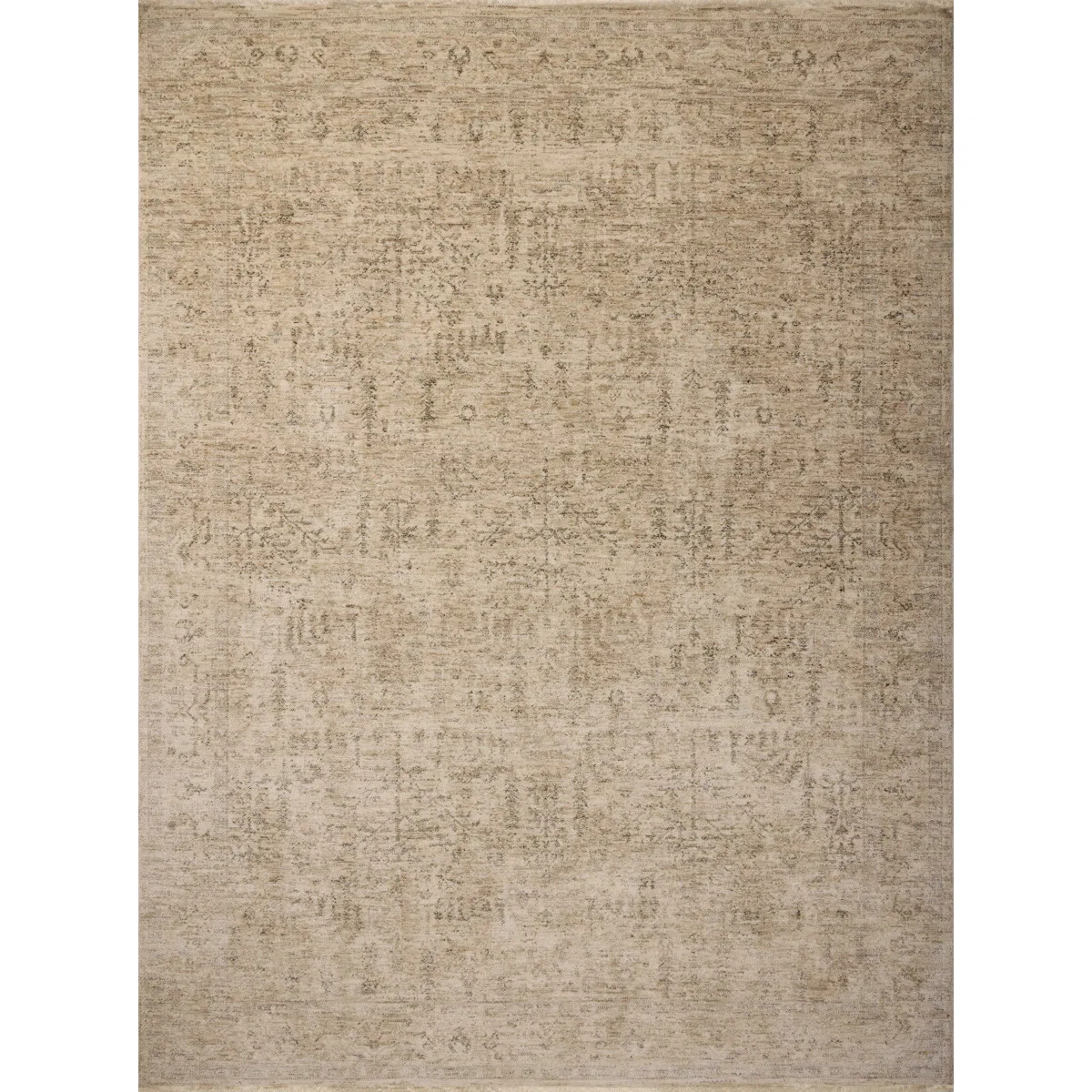 Magnolia Home by Joanna Gaines x Loloi Junie Oatmeal / Smoke Area Rug | Wayfair North America