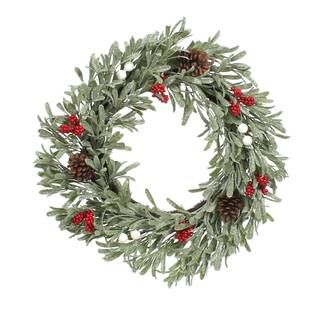 24" Mistletoe, Berry & Pinecone Christmas Wreath by Ashland® | Michaels Stores