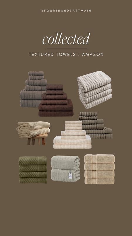 collected // textured towels 

amazon home, amazon finds, walmart finds, walmart home, affordable home, amber interiors, studio mcgee, home roundup amazon towels 

#LTKHome