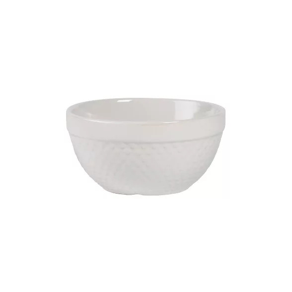 4pc Stoneware Hobnail Nesting Mixing Bowl Set - Tabletops Gallery | Target