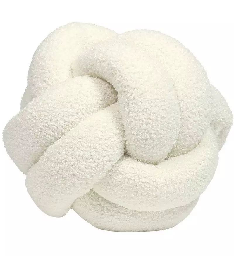 Boucle Knot Fleece Cushion | Debenhams UK
