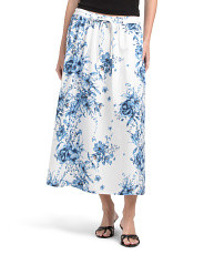 Elastic Waistband Skirt With Self Belt | Shorts & Skirts | Marshalls | Marshalls