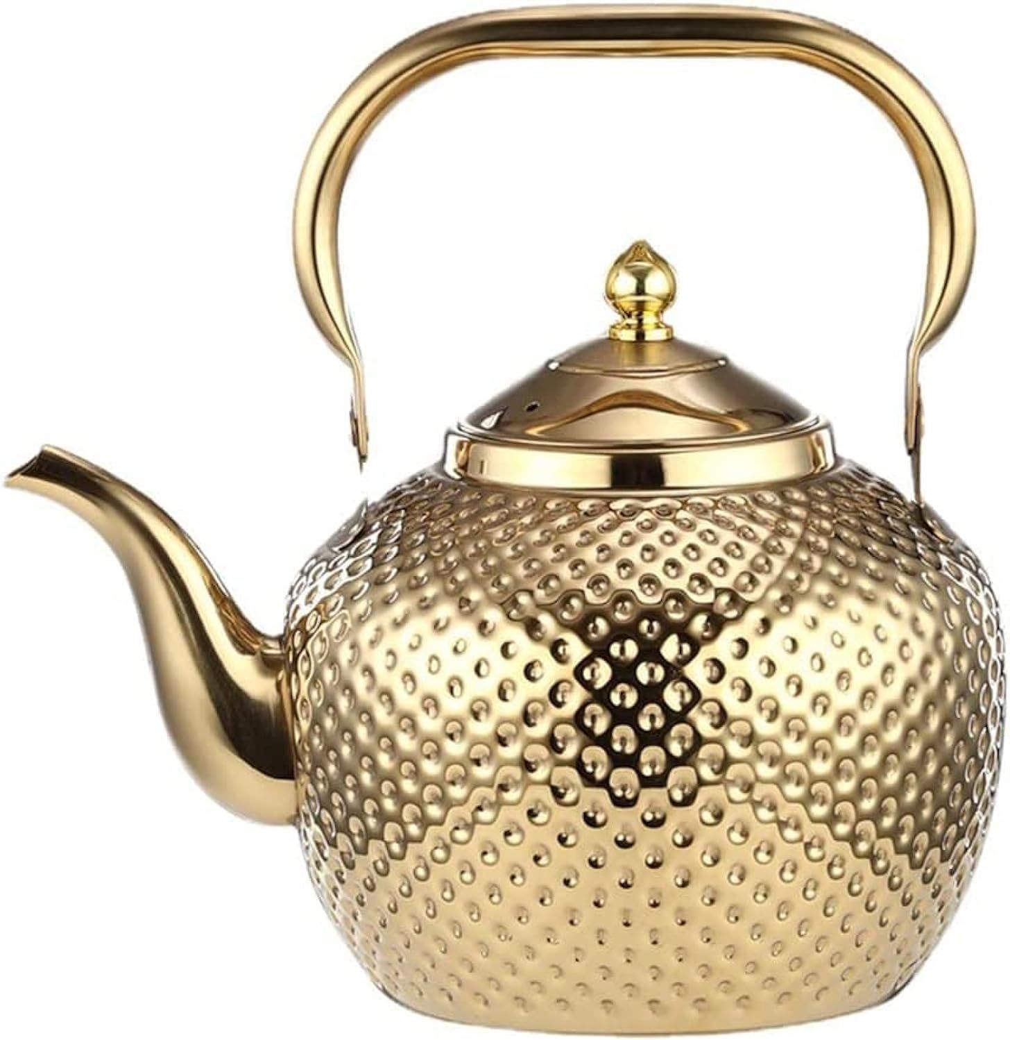 SANQIAHOME 2000ml Teapot with Infuser Stainless Steel Water Boilers Loose Leaf Tea Maker Water Ke... | Amazon (US)