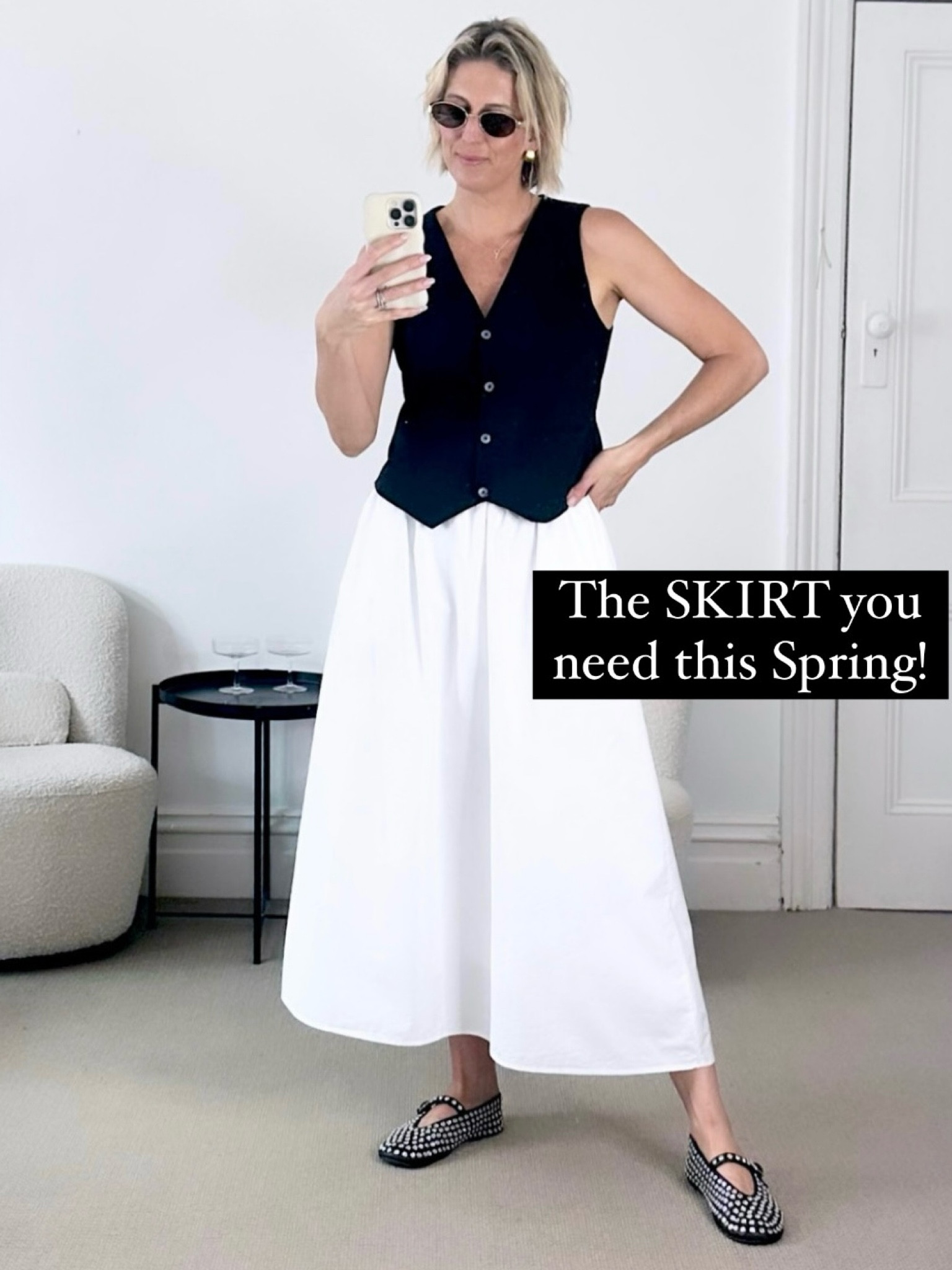 WHITE 🤍 skirts are everywhere for Spring! Cotton/linen fabrics, midi length, and oh-so wearable! 



#LTKstyletip #LTKspring #FashionMonth