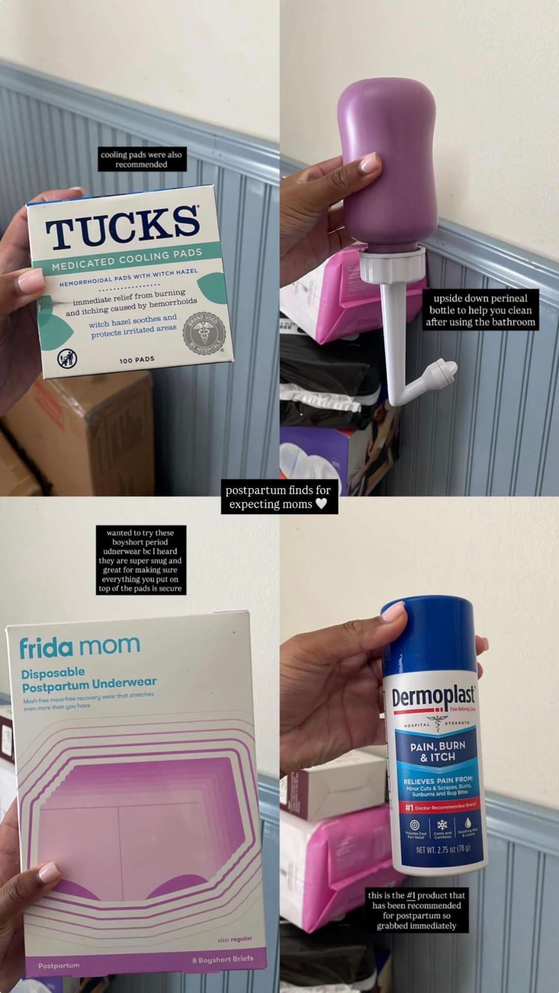 Getting ready for labor and delivery! Here are a few postpartum finds I will be trying ☺️


#ltkbaby #postpartumessentials #postpartumrecovery #postpartummusthaves #postpartumcare #hospitalbagessentials #hospitalbagchecklist #fourthtrimester #newmomlife #momtobe #expectingmom #babyregistryfinds #amazonbabyfinds #momfinds #newbornprep #pregnancyjourney

#LTKselfcare #LTKmomlife #LTKdayinmylife