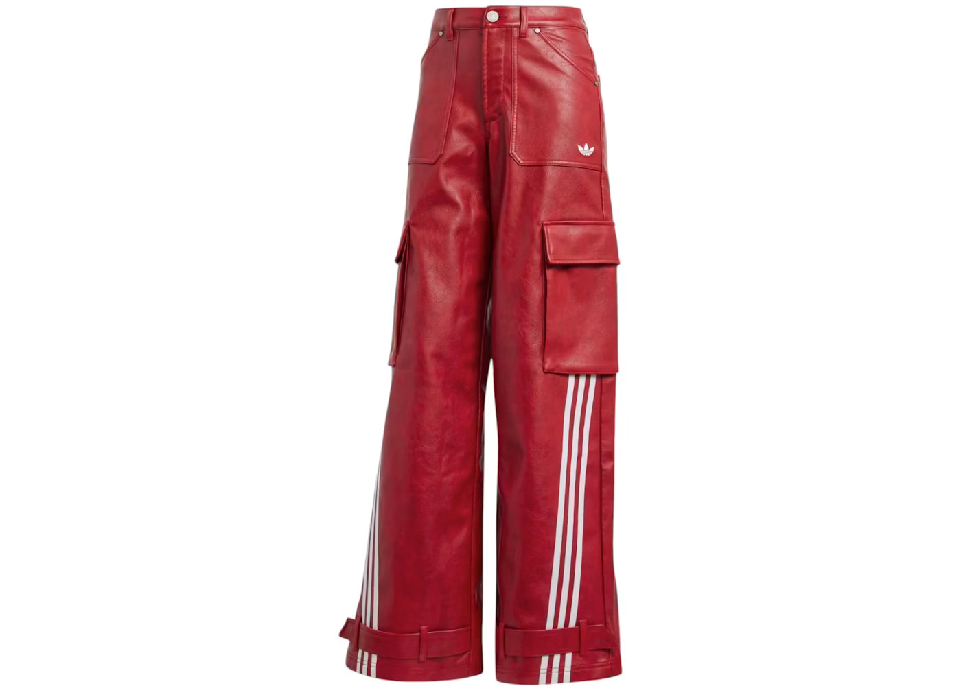 adidas Adilenium Season 3 Vintage Faux Leather PantsBetter Scarlet | StockX
