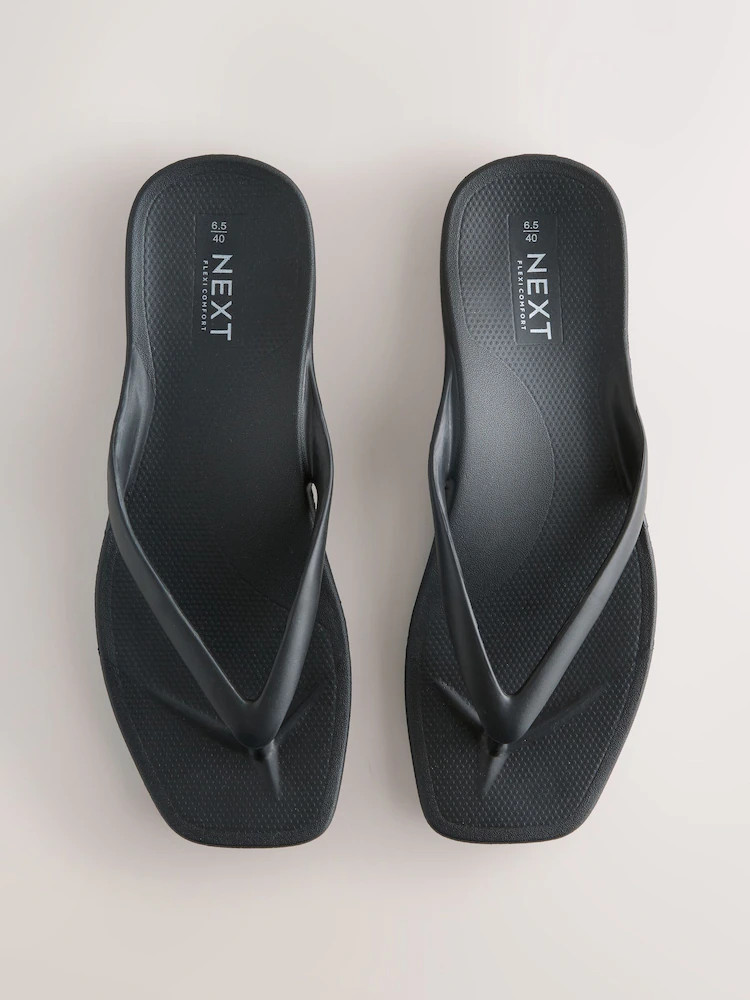 Schwarz - Flexi Comfort Flip Flops | Next EU