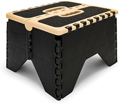 Camco Heavy Duty 9" Folding Step with Textured Non-Slip Surface - Folds Flat for Storage | 300 lb... | Amazon (US)