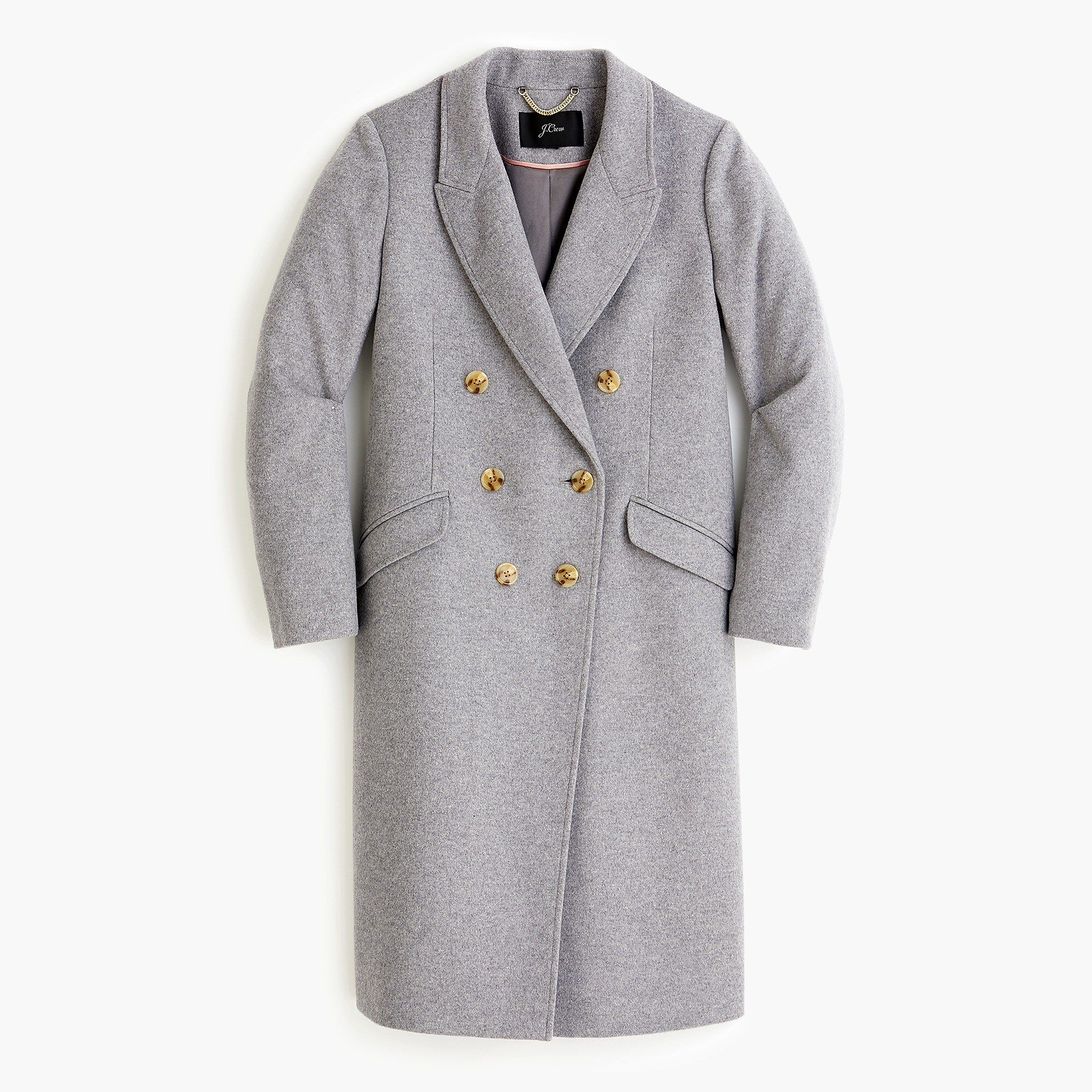 Double-breasted topcoat in wool cashmere | J.Crew US