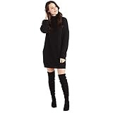 Mud Pie Women's Black Sparrow Sweater Dress in Individual Sizes Large | Amazon (US)