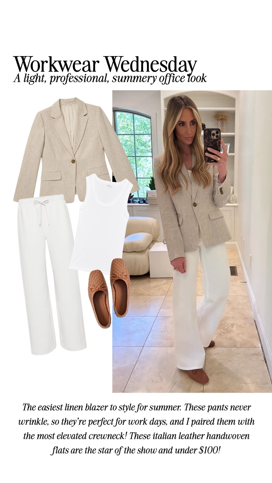 A light, professional, summery office look!! @Quince  @Aritzia

#LTKWorkwear #LTKootd